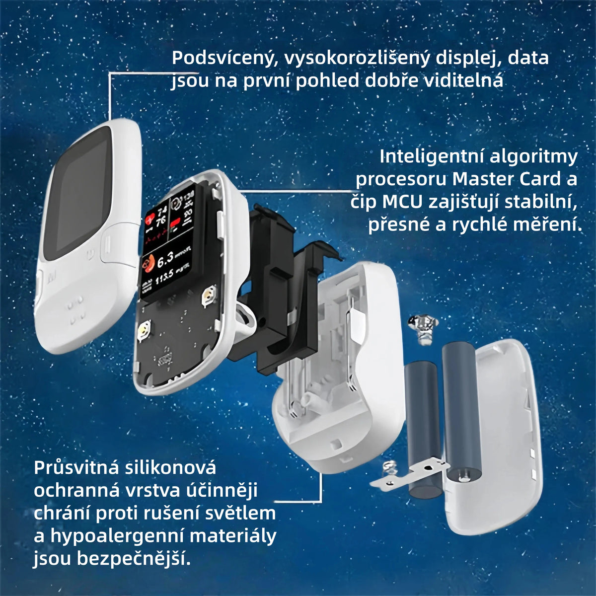 🔥 Black Friday akce! 🔥 ✅ Omron™ představuje nově uvedený neinvazivní chytrý glukometr 🔥 Vyrobeno v USA 🔥