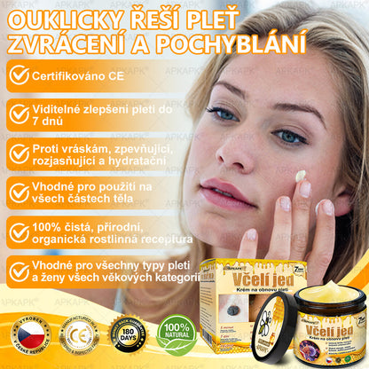 👩‍⚕️ Dermatologicky testováno 🐝 APKAPK® Včelí jed krém pro obnovu pleti – péče o vrásky, jizvy, skvrny a nedokonalosti