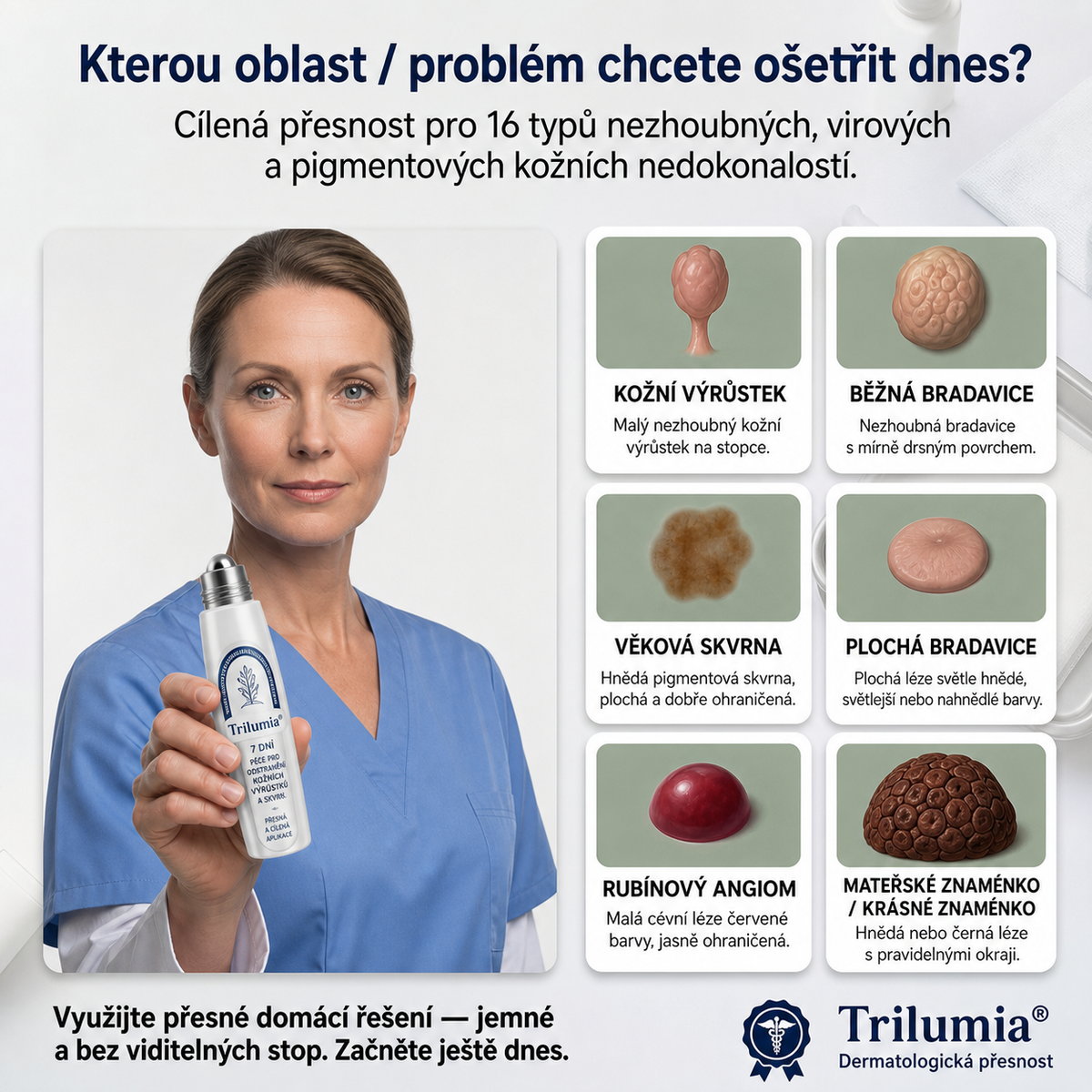 Oficiální obchod značky👨‍🔬Trilumia® 7denní odstraňovač kožních výrůstků a pigmentových skvrn🍔 (Bez bolesti, bez jizev – Roll-on)-7232