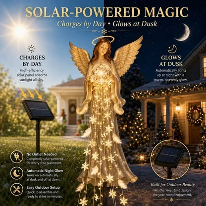 🎁 Pouze dnes: sleva 49 % ✨ Solární zahradní lampa s andělem jako suvenýr 👼