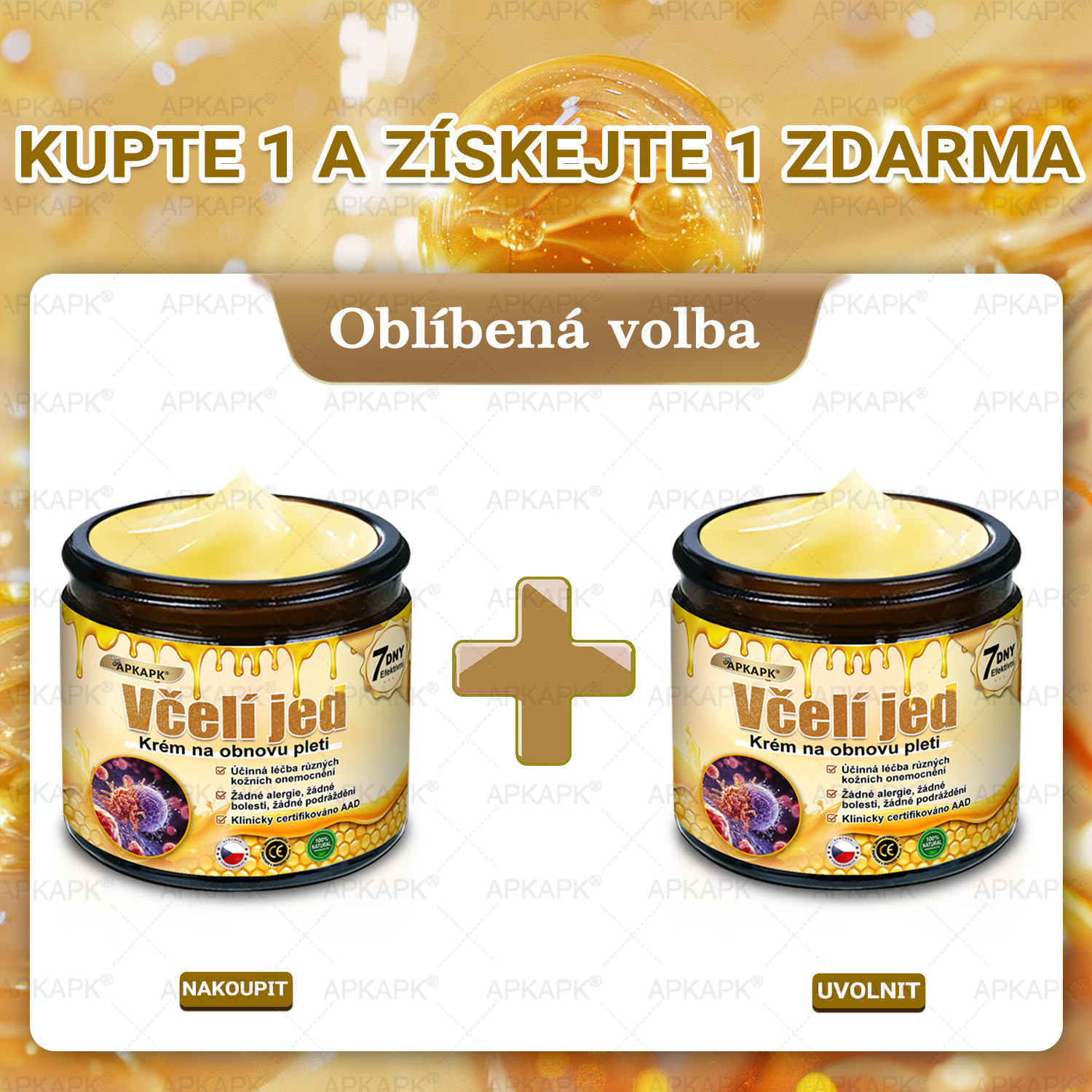 Kupte 1 balení získejte 1 zdarma