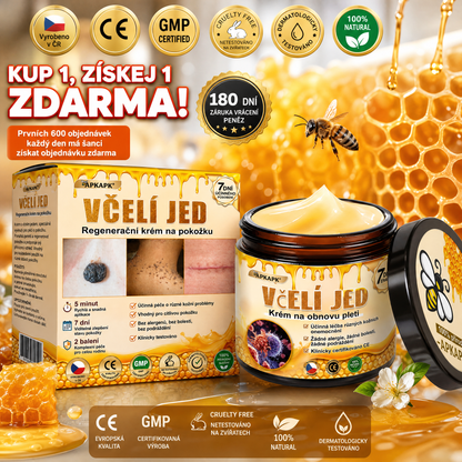 👩‍⚕️ Dermatologicky testováno 🐝 APKAPK® Včelí jed krém pro obnovu pleti – péče o vrásky, jizvy, skvrny a nedokonalosti
