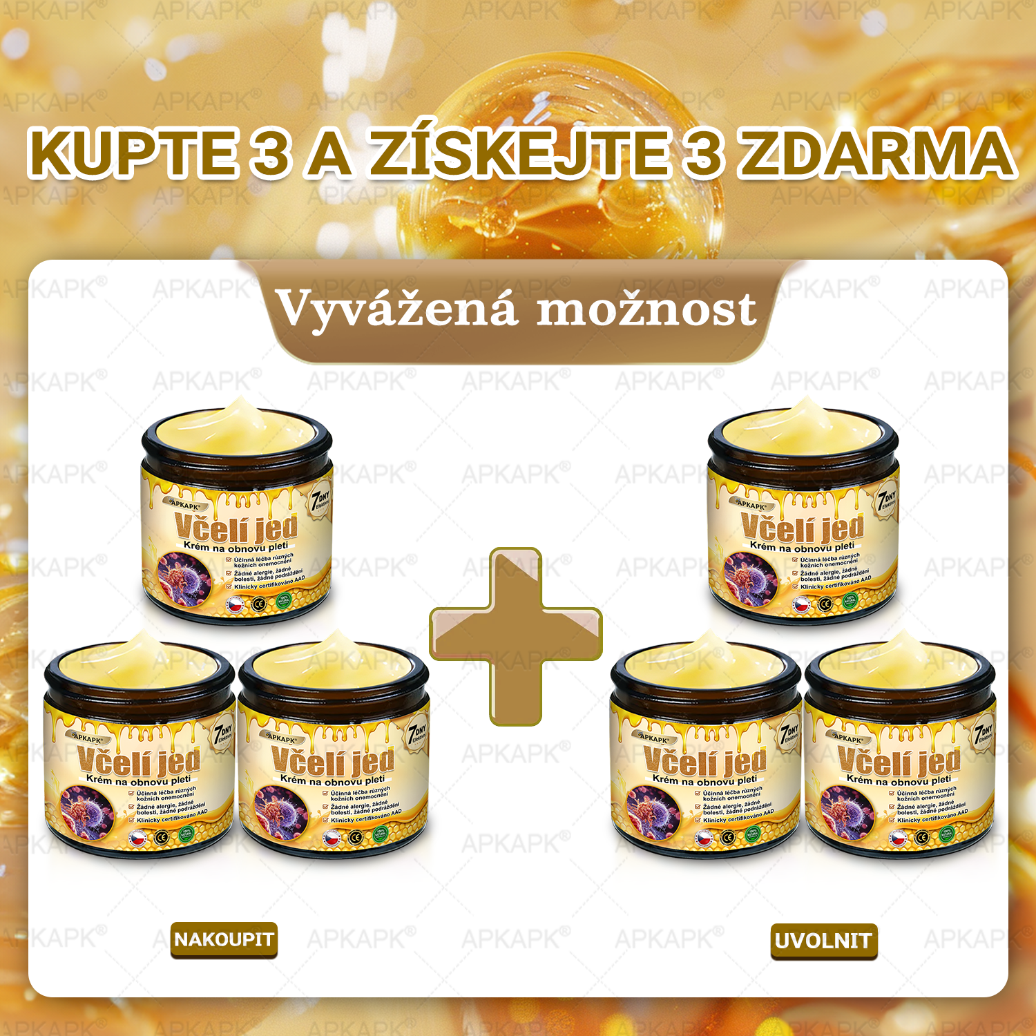Kupte 3 balení získejte 3 zdarma