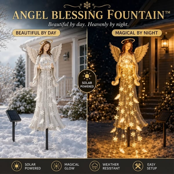 🎁 Pouze dnes: sleva 49 % ✨ Solární zahradní lampa s andělem jako suvenýr 👼