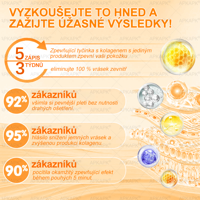 👩‍⚕️ Dermatologicky testováno 🐝 APKAPK® Včelí jed krém pro obnovu pleti – péče o vrásky, jizvy, skvrny a nedokonalosti