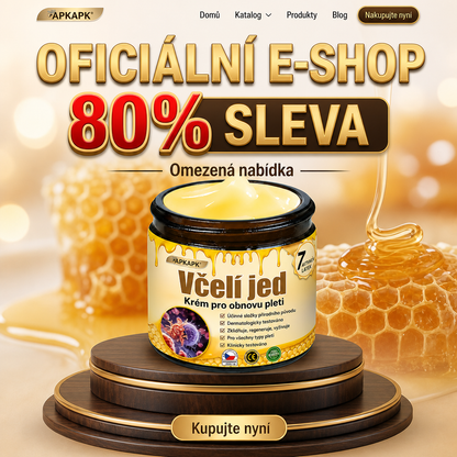 👩‍⚕️ Dermatologicky testováno 🐝 APKAPK® Včelí jed krém pro obnovu pleti – péče o vrásky, jizvy, skvrny a nedokonalosti