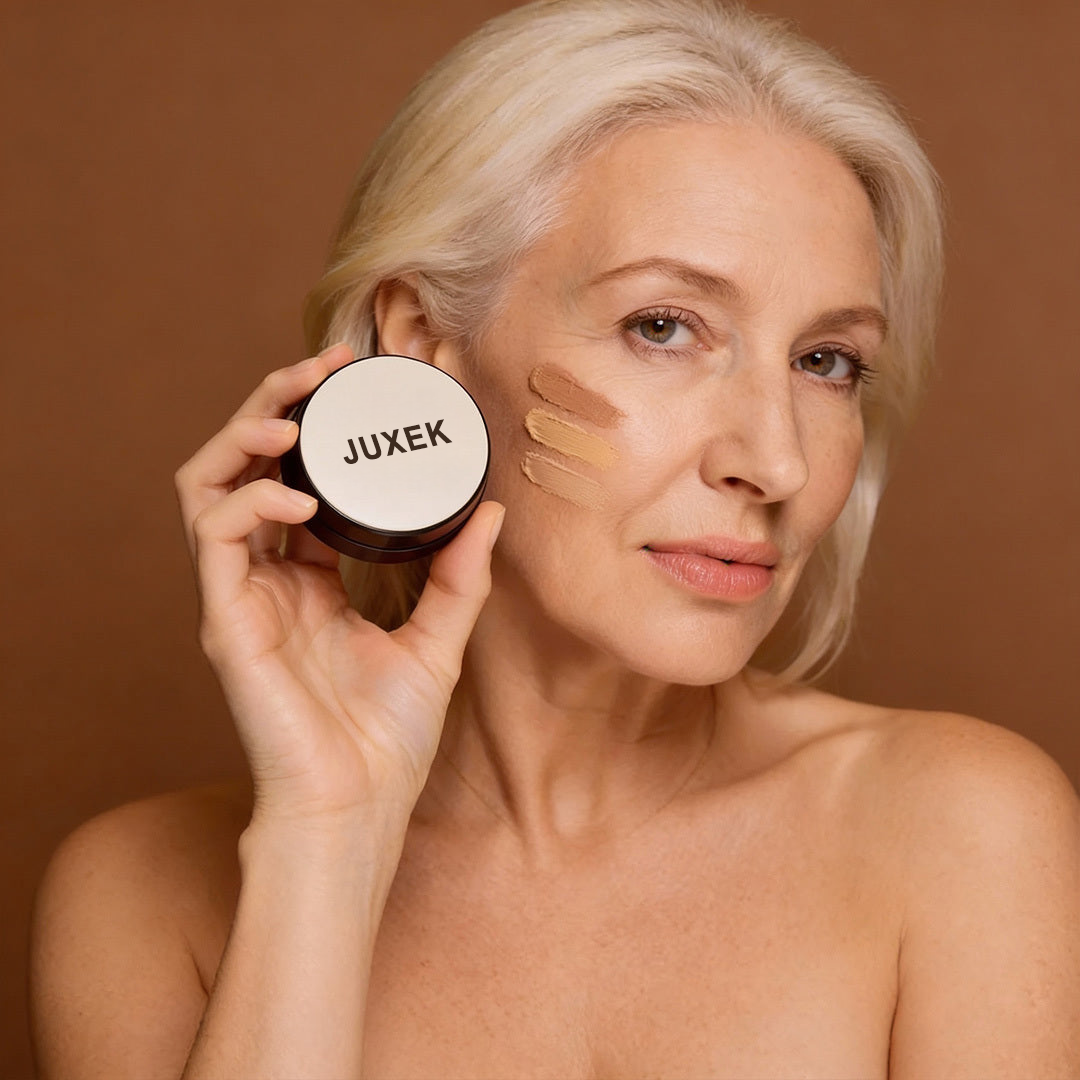 Juxek™ Foundation Cushion | Redukuje jemné vrásky až o 99 % a zajišťuje viditelně revitalizovanou pleť.